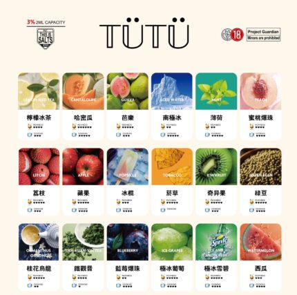 TUTU煙彈 一代電子霧化倉 一盒3顆 通用一代SP/LANA /哩啞 -台灣現貨